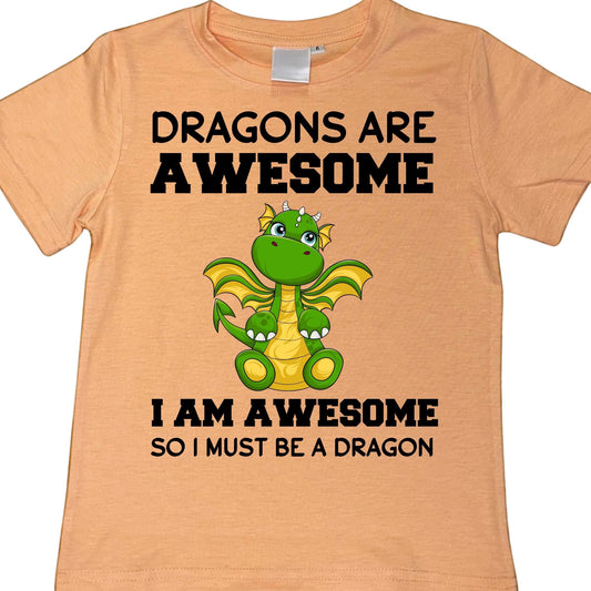 T-SHIRTS - DRAGON AWESOME