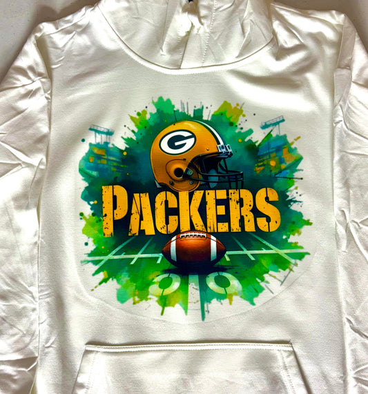 Hoodies Fleece Lined- FOOTBALL PACKERS