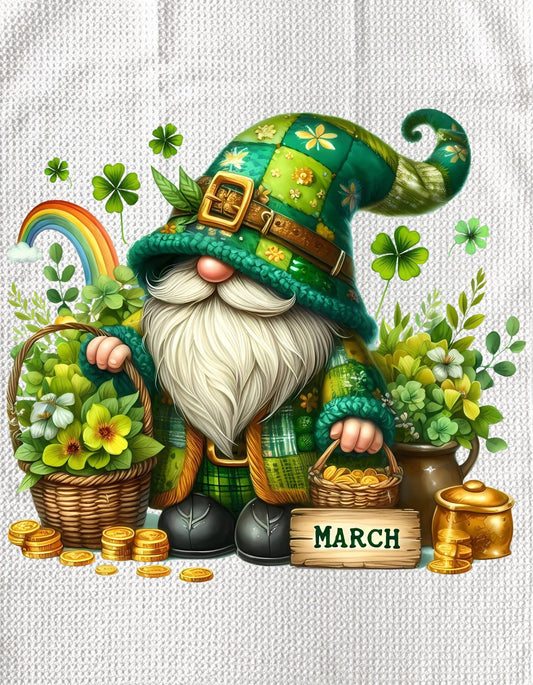 TOWELS - ST PATRICK'S GNOME MARCH