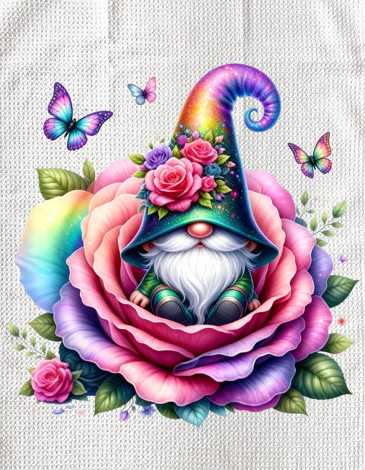 TOWELS - SPRING GNOME BUTTERFLY