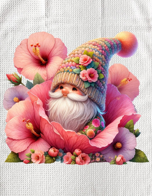 TOWELS - SPRING GNOME PINK