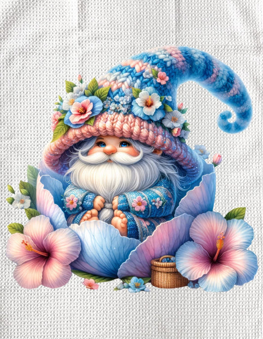 TOWELS - SPRING GNOME BLUE