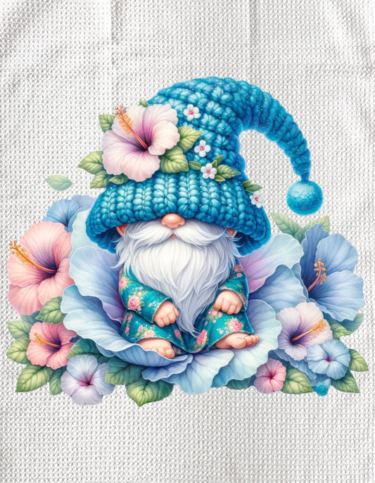 TOWELS - SPRING GNOME BLUE
