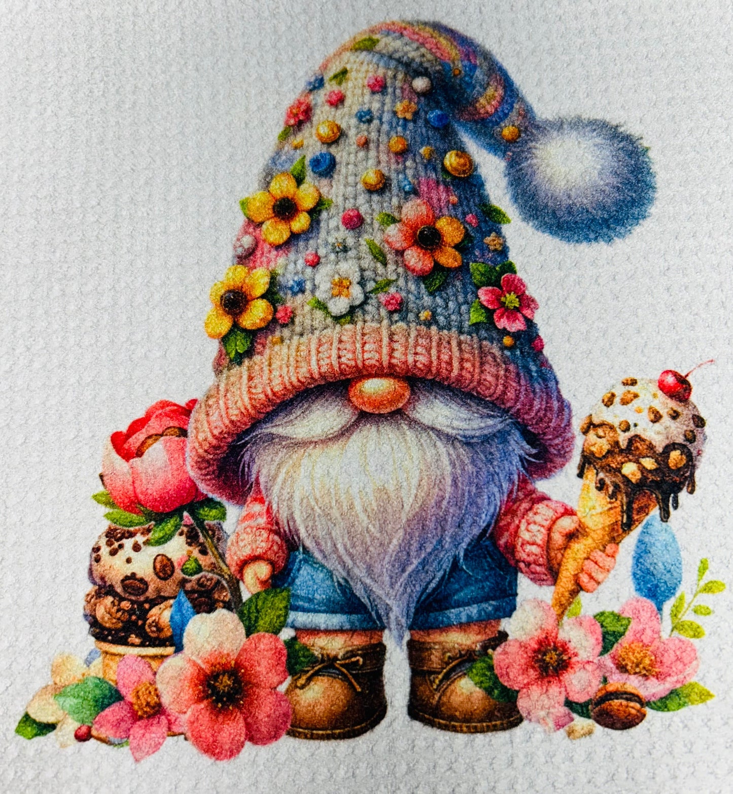 TOWELS - GNOME SWEETS ICE CREAM CONE
