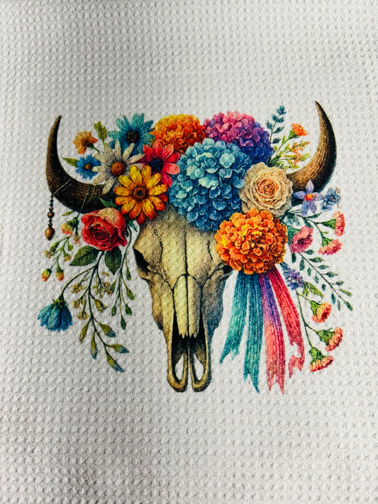 TOWELS - SOUTHWEST SKULLS FLORAL