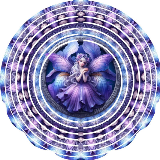 WIND SPINNER - FAIRY PURPLE PETALS