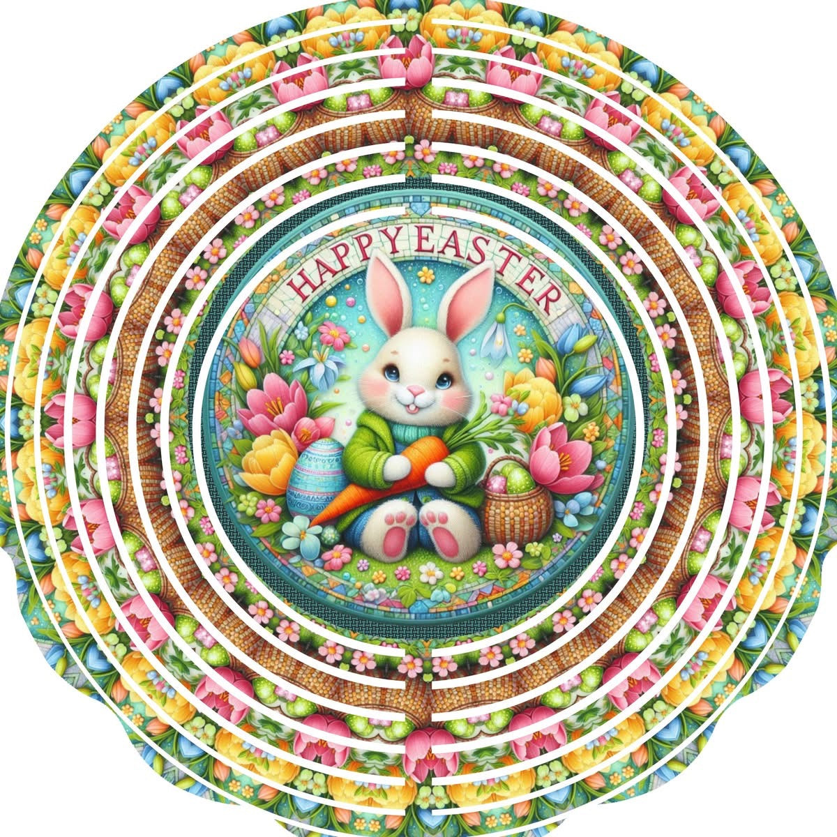 WIND SPINNER - EASTER BUNNY CARROT