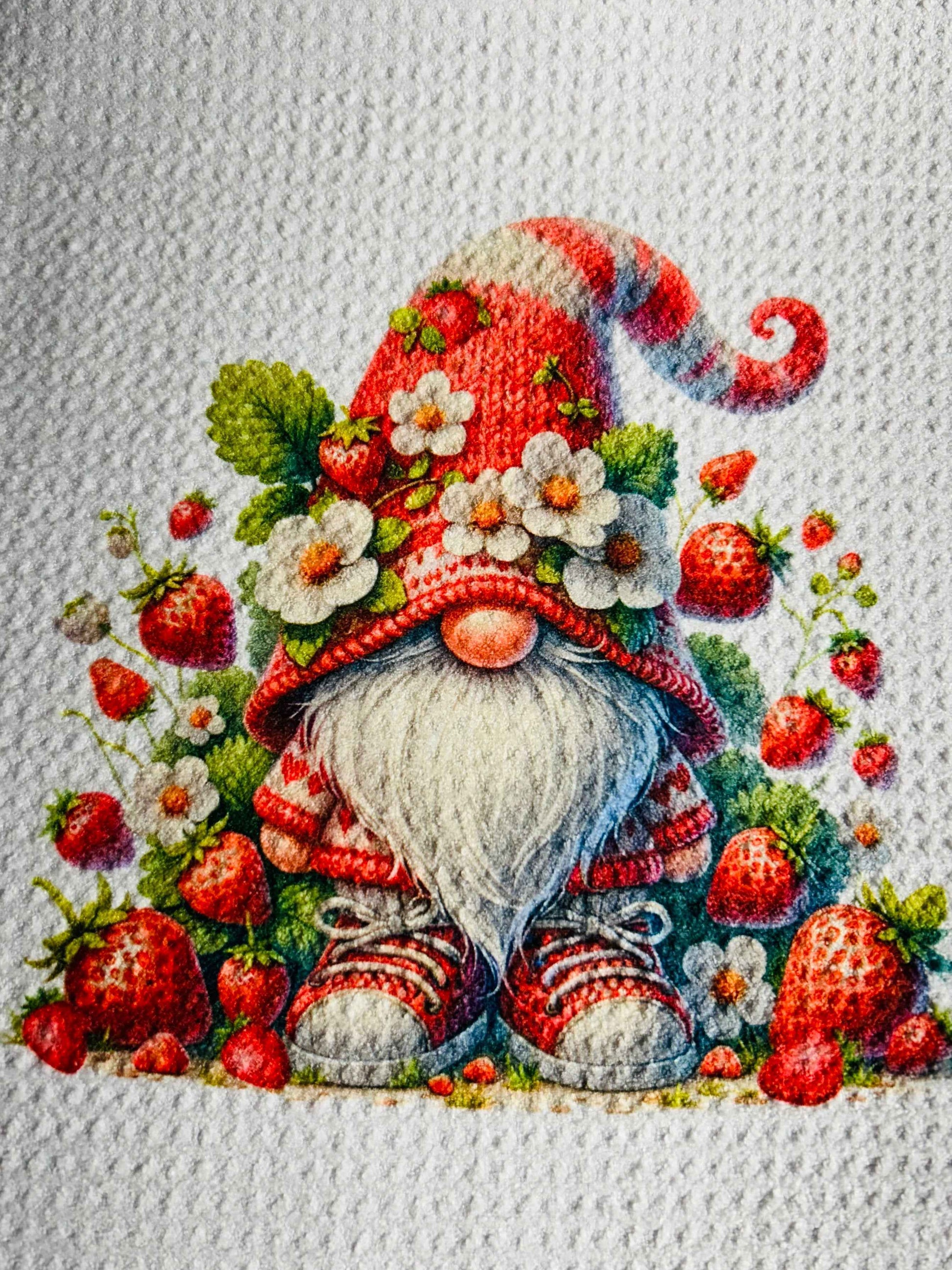 TOWELS - GNOME FRUITS STRAWBERRY GALORE (Copy)
