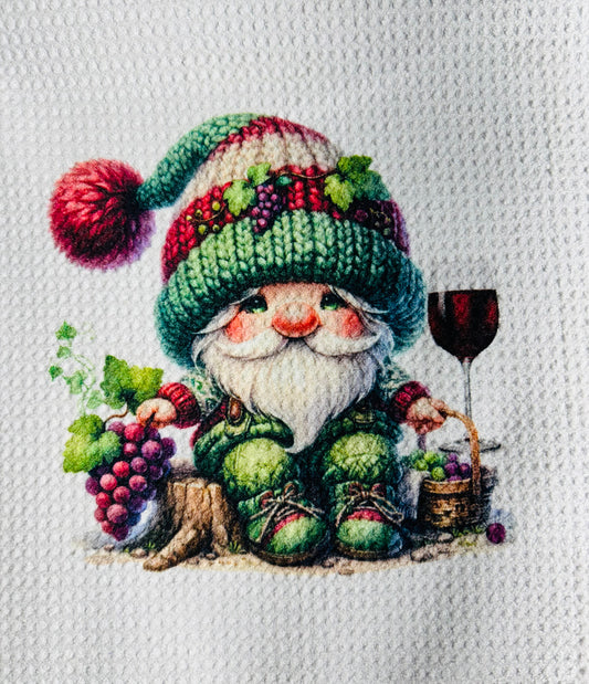 TOWELS - GNOME FRUITS GRAPES GLASS