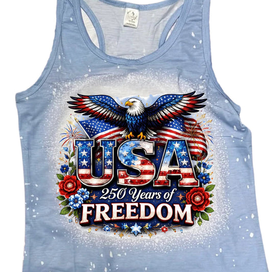 America's 250th Birthday Flowers & Sparkle USA Freedom