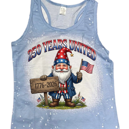 America's 250th Birthday Gnome 250 Years United