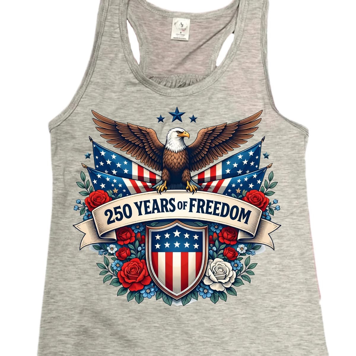 America's 250th Birthday Eagle Wing Spread and Roses