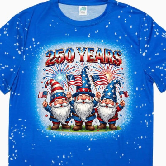 America's 250th Birthday Gnomes Flag Waving