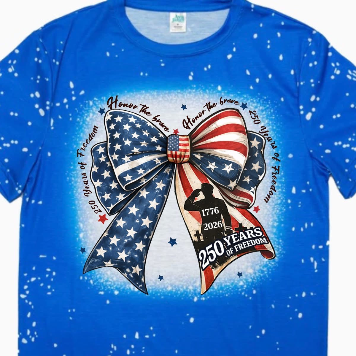 America's 250th Birthday Flag Bow Home of the Brave