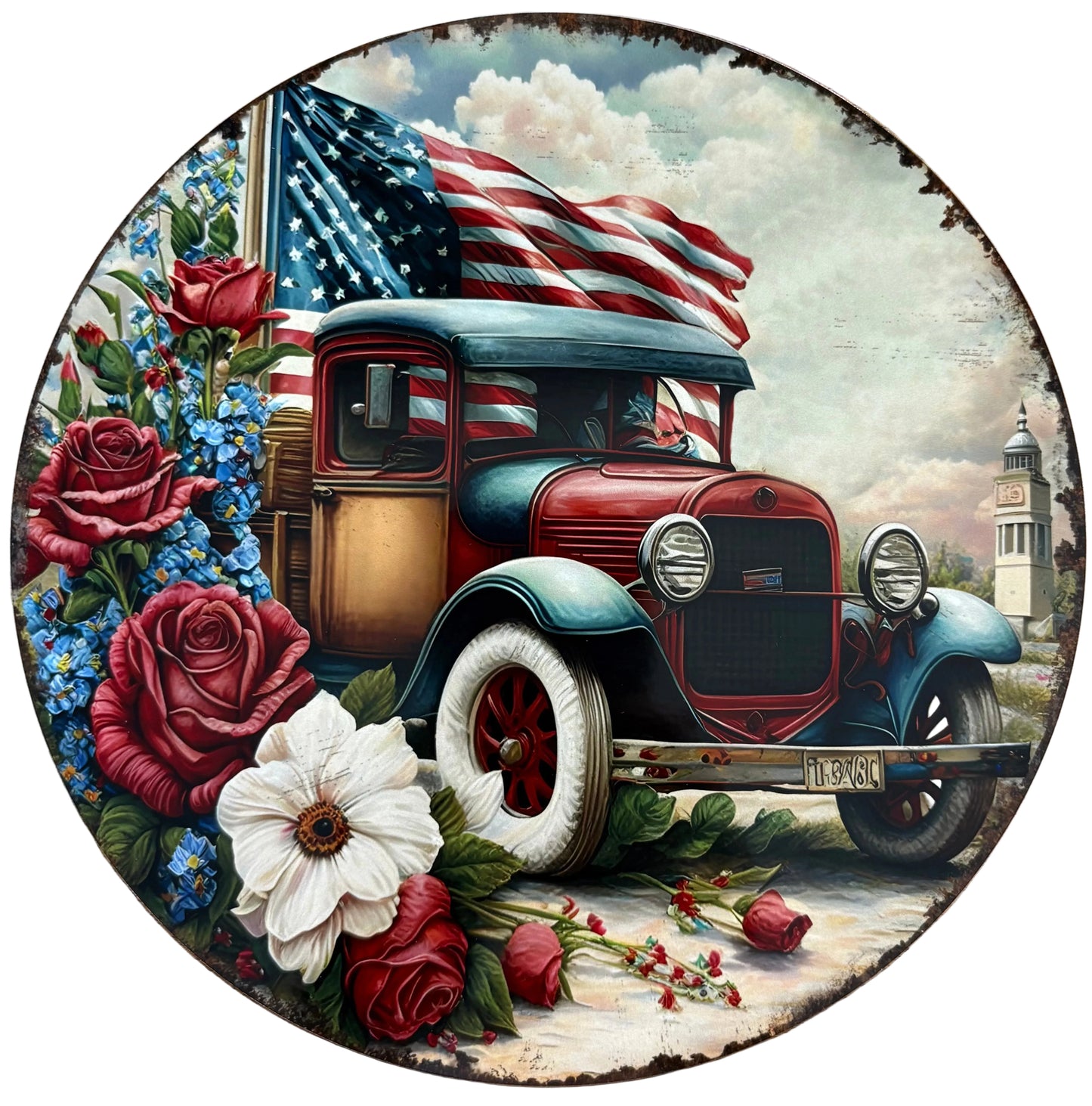 WREATH JULY 4TH SIGN AVAILABLE