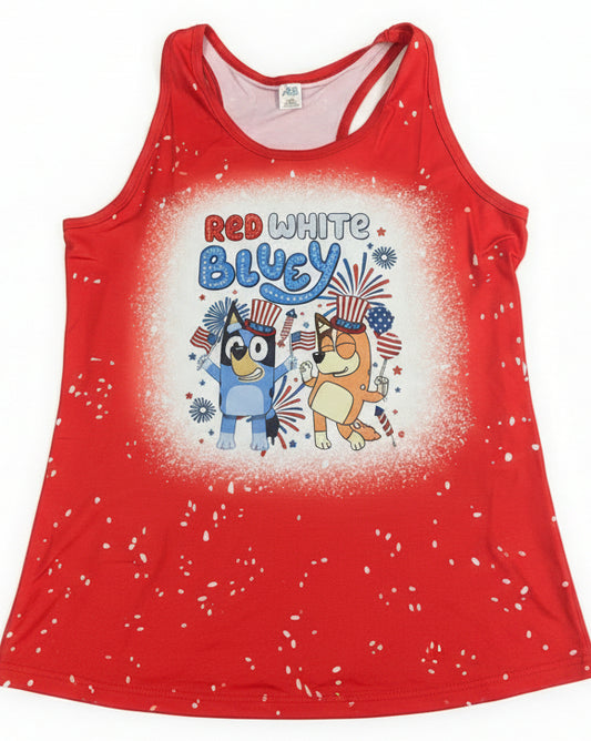 WSB FAUX BLEACHED - JULY 4TH BLUEY