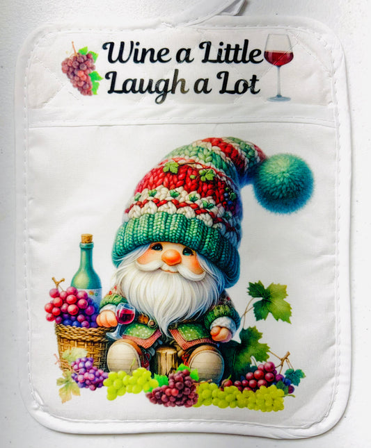 POT HOLDER - GNOME GRAPES