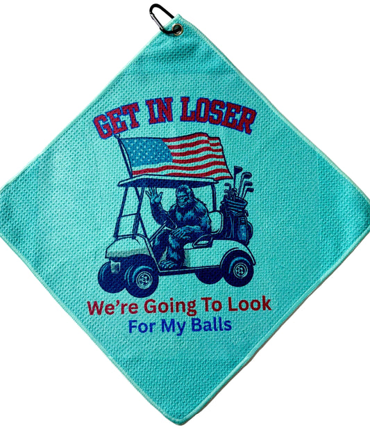 SPORTS TOWEL - GOLF GET IN LOSER