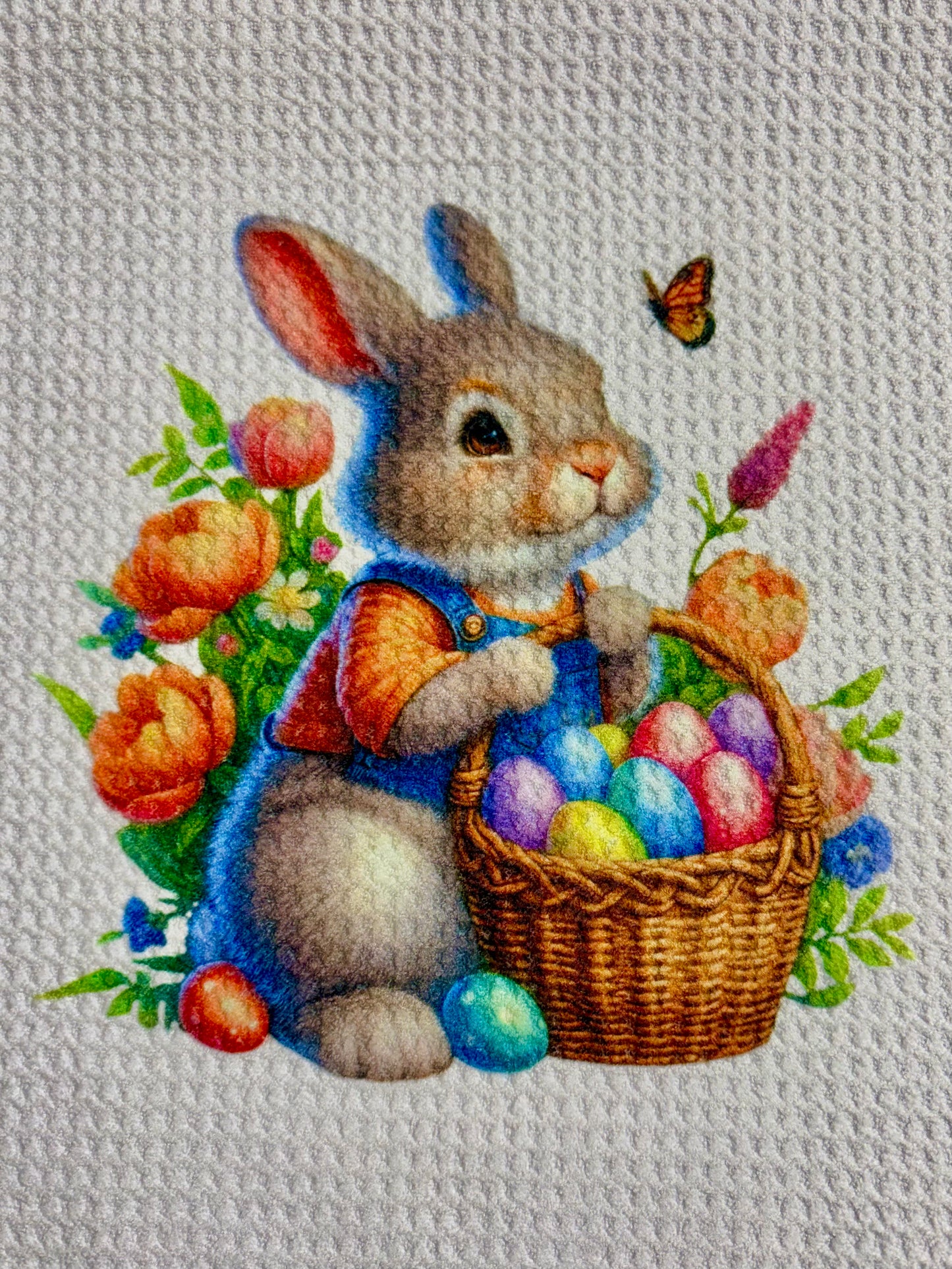 TOWELS - EASTER BUNNY BASKET
