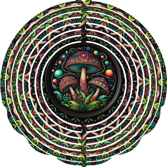 WIND SPINNER - MUSHROOM NIGHT GLOW