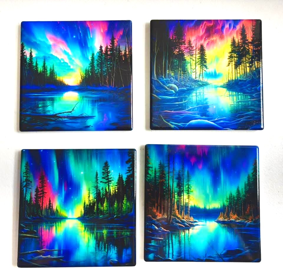 Coasters 4/pk - Misc Designs
