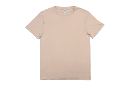 Z. T-SHIRTS BLANK CUSTOM OATMEAL