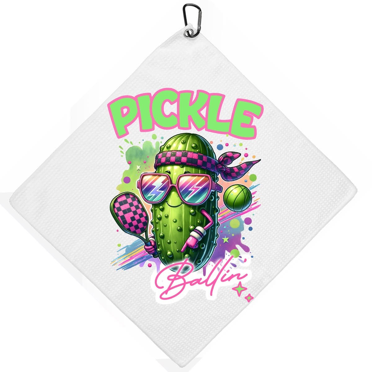 SPORTS TOWEL - PICKLEBALL BALLIN