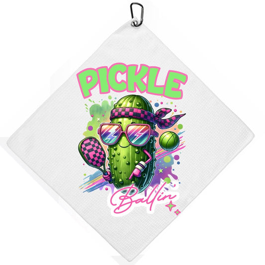 SPORTS TOWEL - PICKLEBALL BALLIN