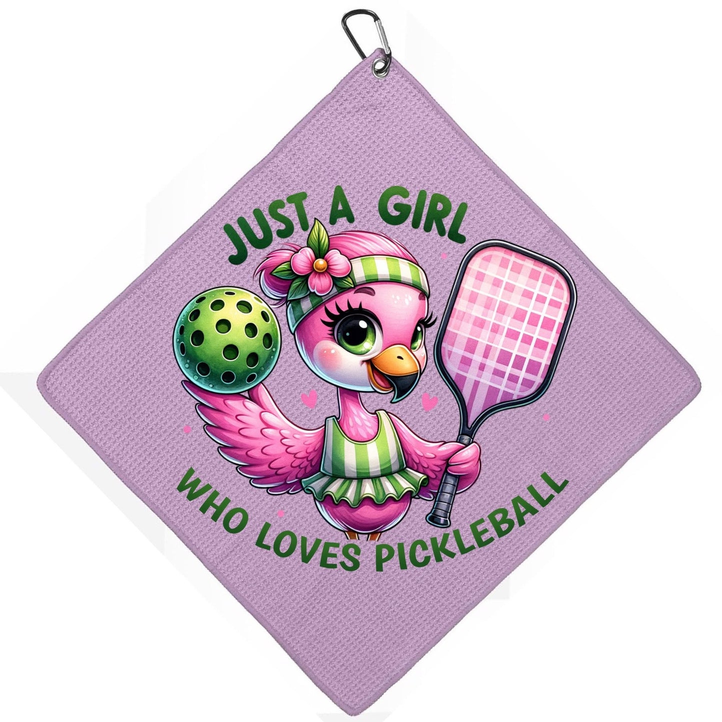 SPORTS TOWEL - PICKLEBALL JUST A GIRL