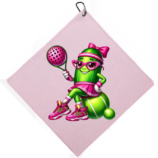 SPORTS TOWEL - PICKLEBALL PINK