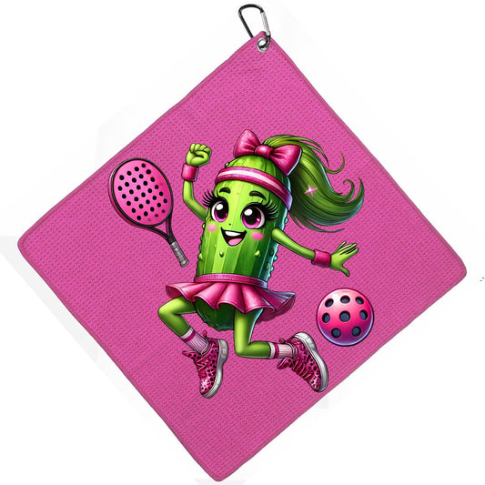 SPORTS TOWEL - PICKLEBALL GIRL