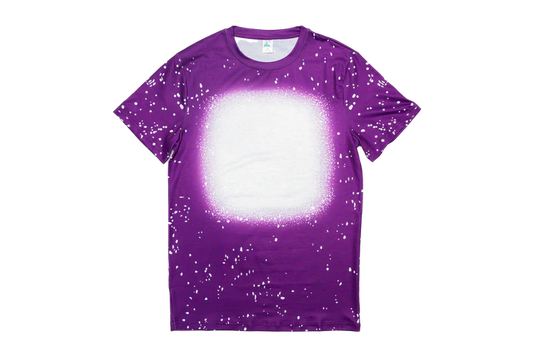 Z. T-Shirts Faux Bleached - BLANK CUSTOM PURPLE
