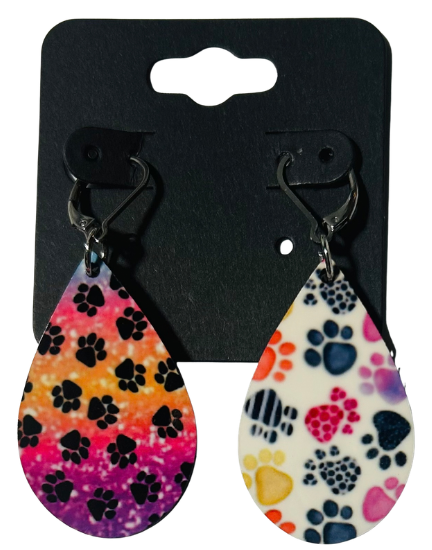 EARRINGS - ANIMAL DOG PAW
