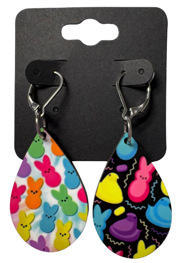 EARRINGS - EASTER BUNNIES & CHICKS
