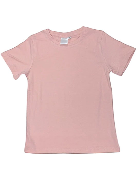 Z. T-SHIRTS BLANK CUSTOM BABY PINK