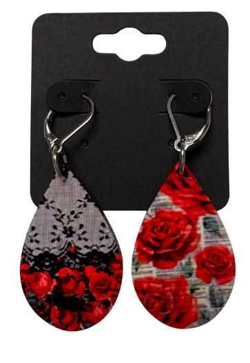 EARRINGS - FLOWER ROSES