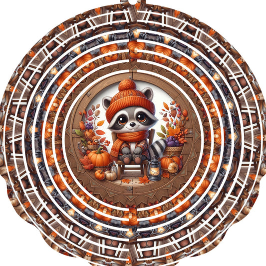 WIND SPINNER - FALL RACCOON SCARF