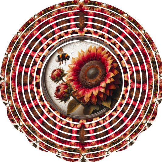 WIND SPINNER - SUNFLOWER BEE