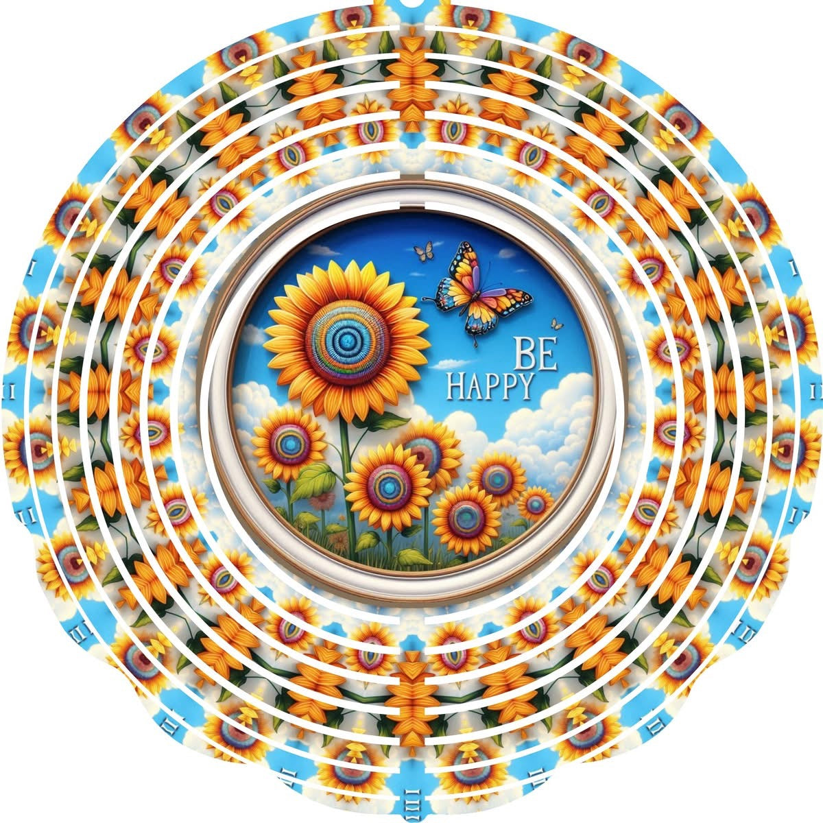 WIND SPINNER - SUNFLOWER BE HAPPY