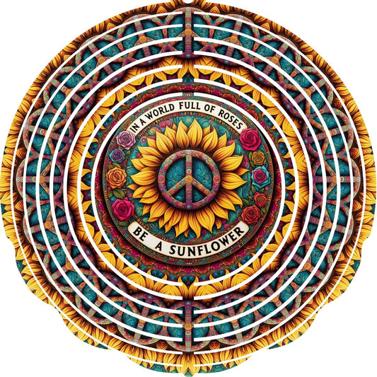 WIND SPINNER - SUNFLOWER PEACE
