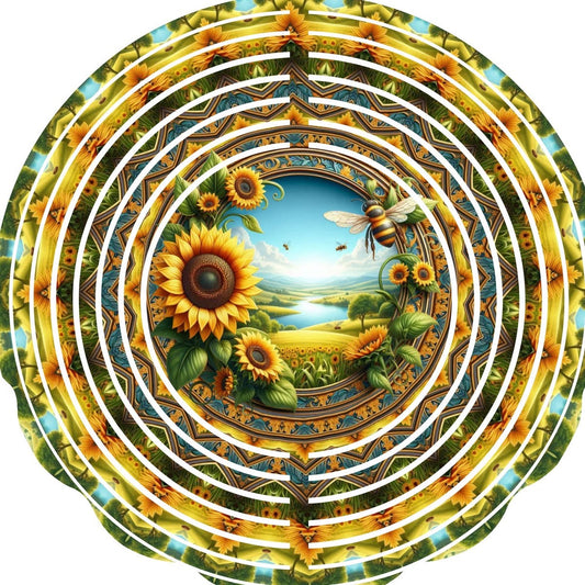 WIND SPINNER - SUNFLOWER RIVER