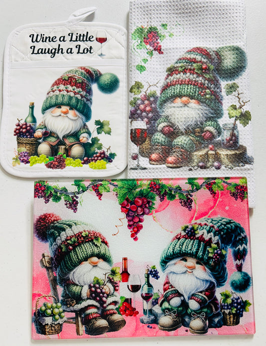 KITCHEN SET - GNOMES FRUIT GRAPES (3 PIECE)