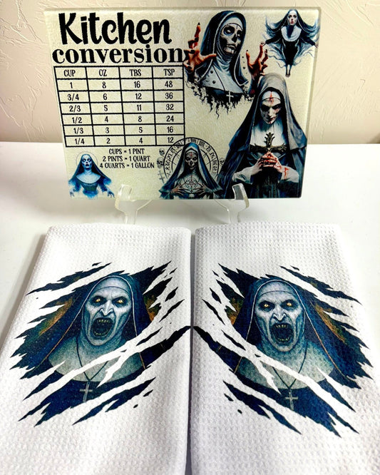 KITCHEN SET - HALLOWEEN EVIL NUN CONVERSION (3 PIECE)