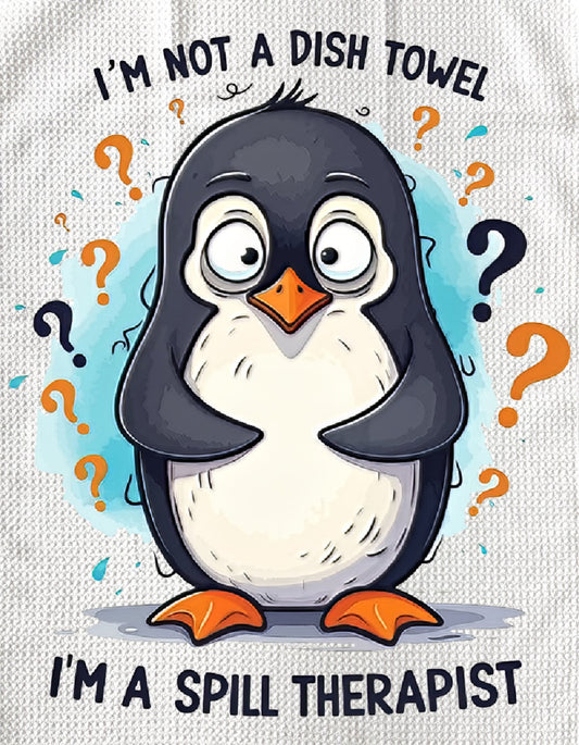 Towels - PENQUIN FUNNY SAYING