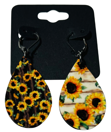 EARRINGS - SUNFLOWERS