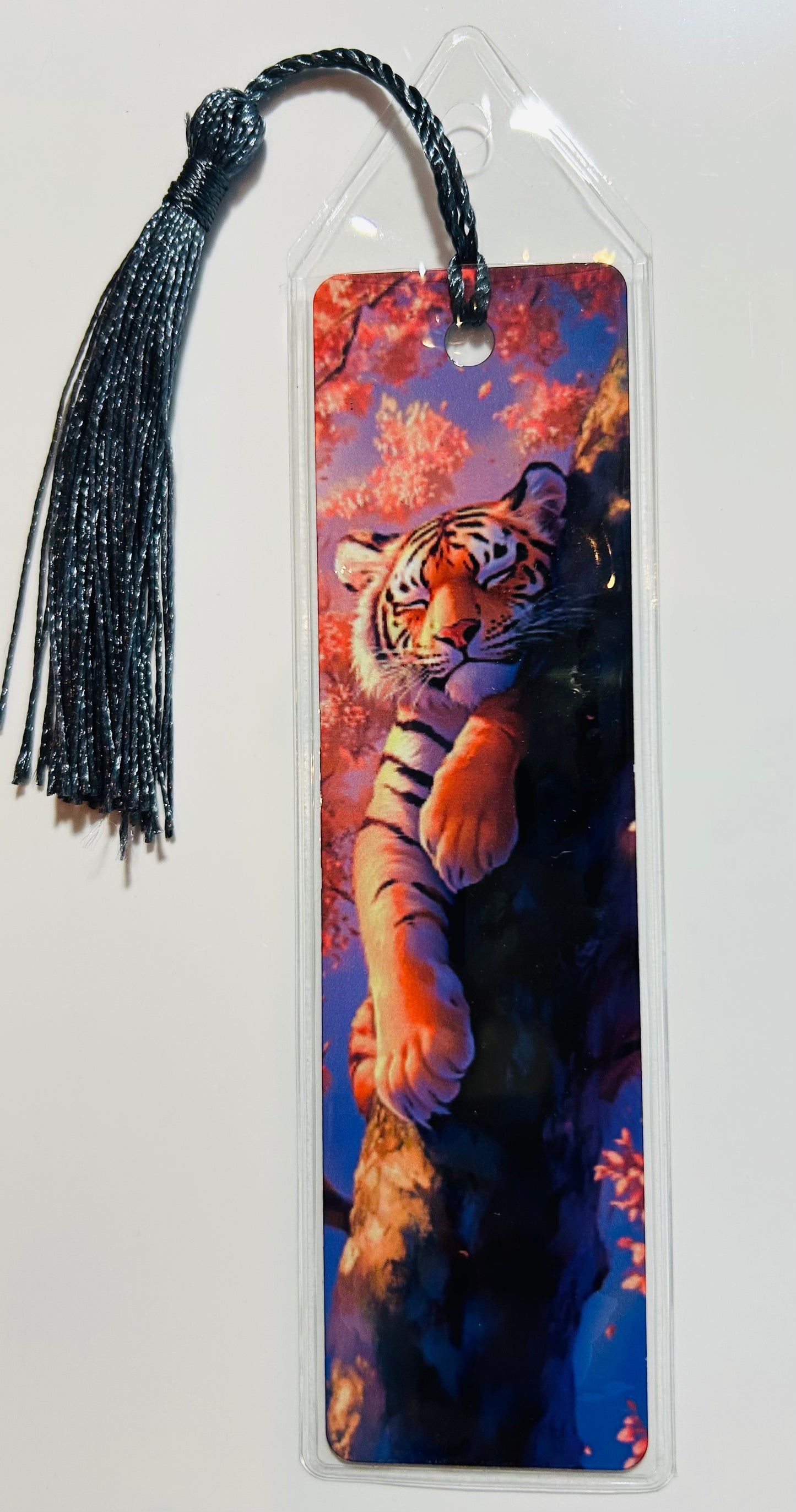 Metal Bookmark - Tiger