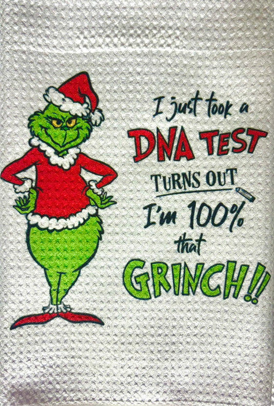 TOWELS - CHRISTMAS GRINCH 100% GRINCH