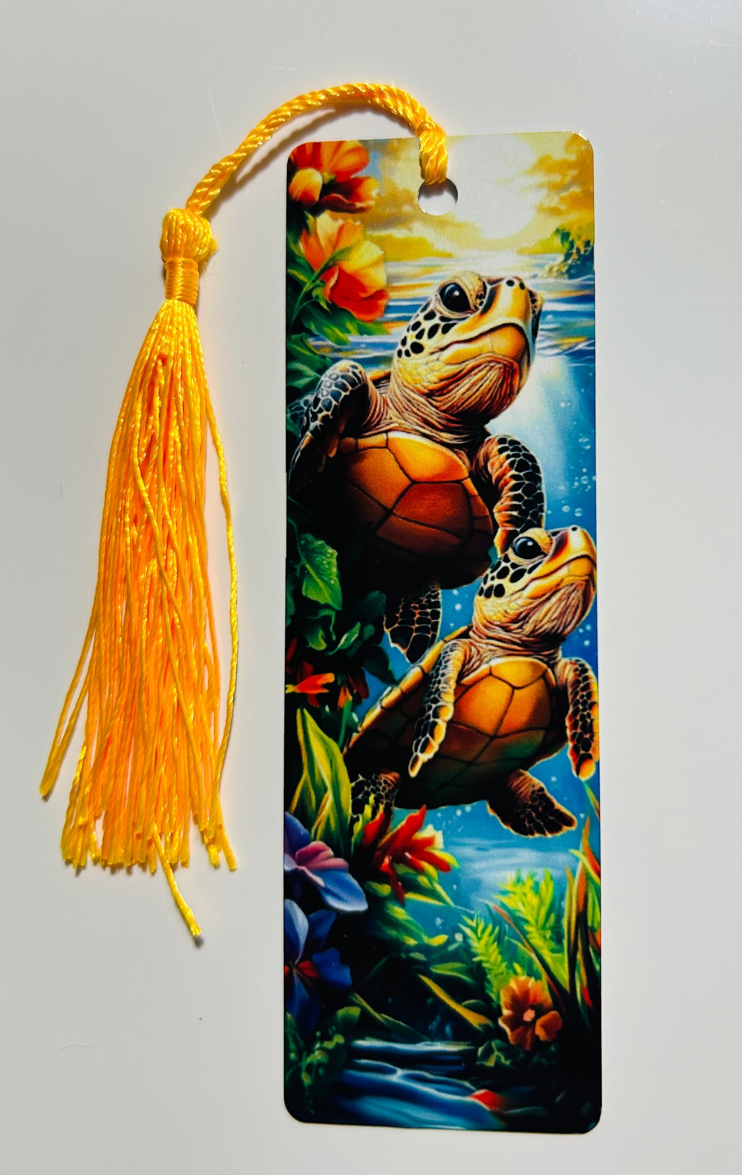 Metal Bookmark - Turtle