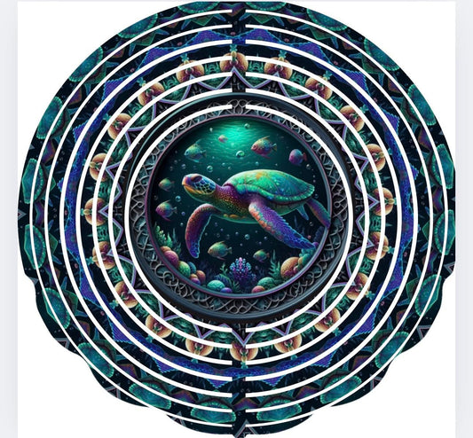 WIND SPINNER - TURTLE NIGHT GLOW