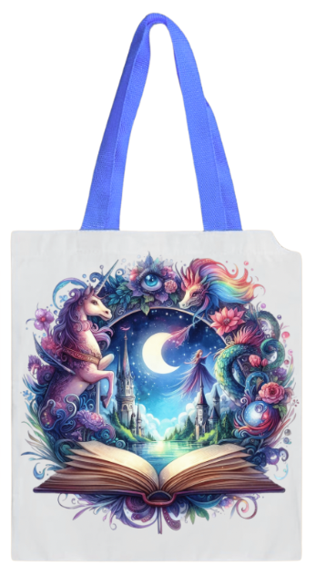 BOOK BAG - FAIRY TALE UNICORN